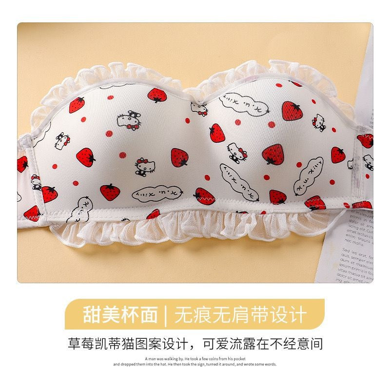 Shezaib Japanese Style New Hello Kitty Print Padded Bra for girls