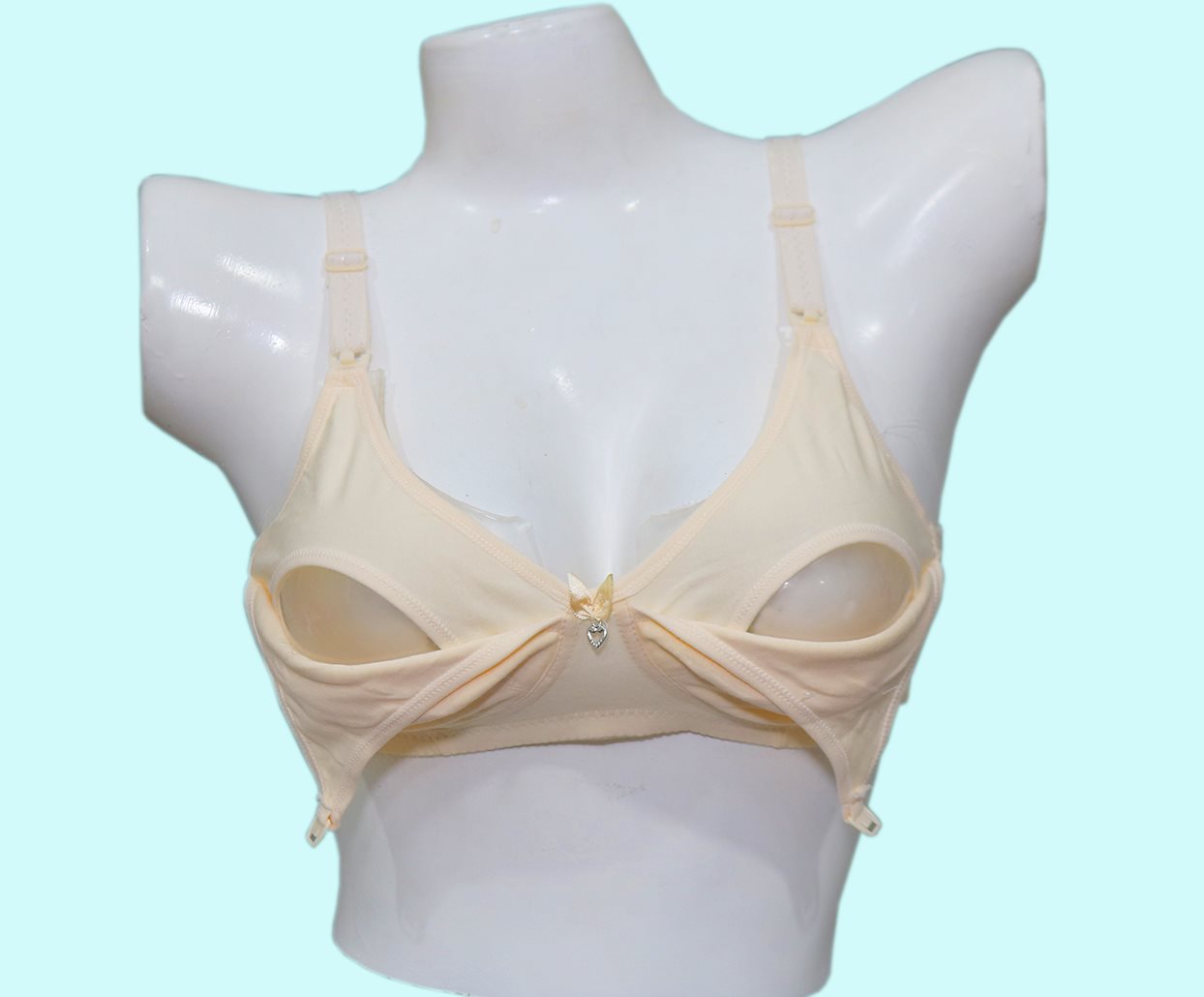 Front Open Wireless Maternity Nursing & Feeding Cotton Jersey Bra-2118