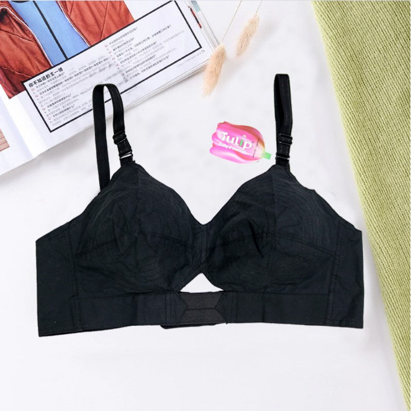 Tulip Red Rose Full Coverage Non-Padded Cotton Bra