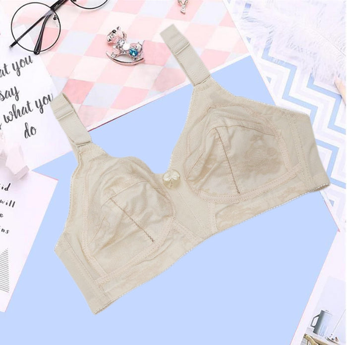Non-Padded Non-Wired Stretchable Lace Bra