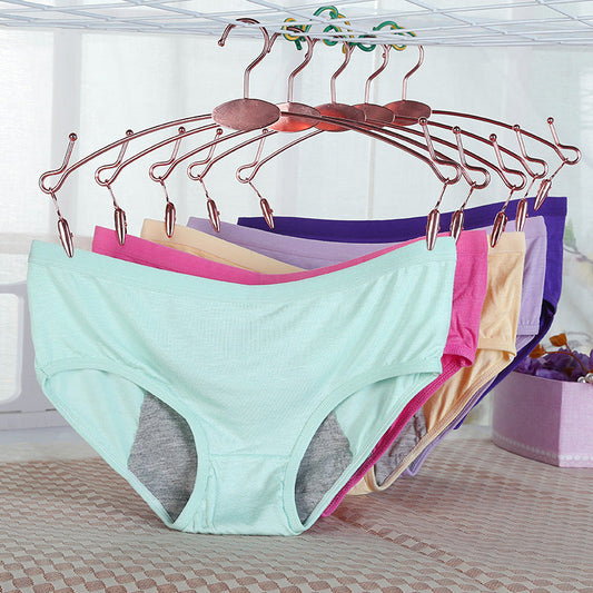 Pack Of 3 - Seamless Anti-Leak Menstrual Period, Leak-Proof Panties