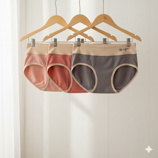 Shezaib Pack of 5 Cotton Comfort Panty  – Soft, Stretchy & Everyday Fit 496