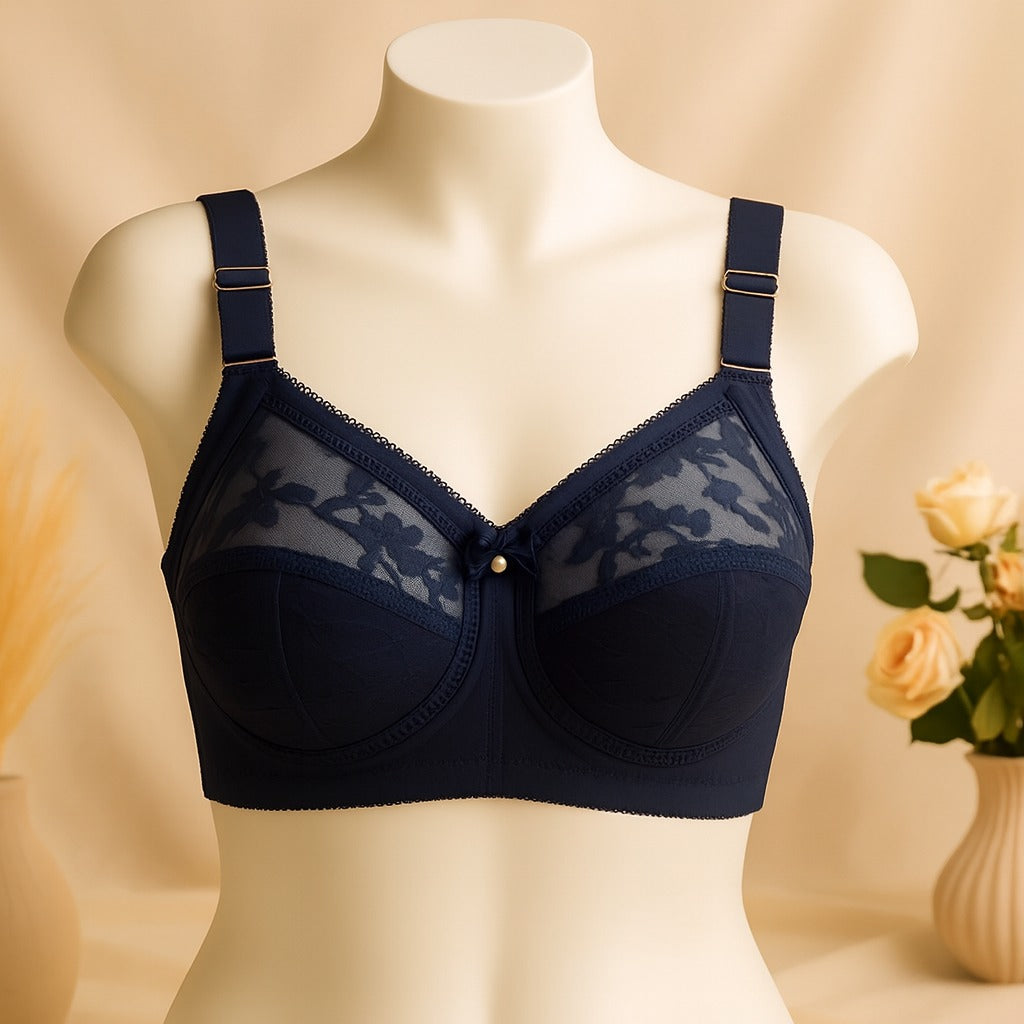 Flourish Disclosure Non-Padded Non-Wired Full Coverage Bra Plus Size