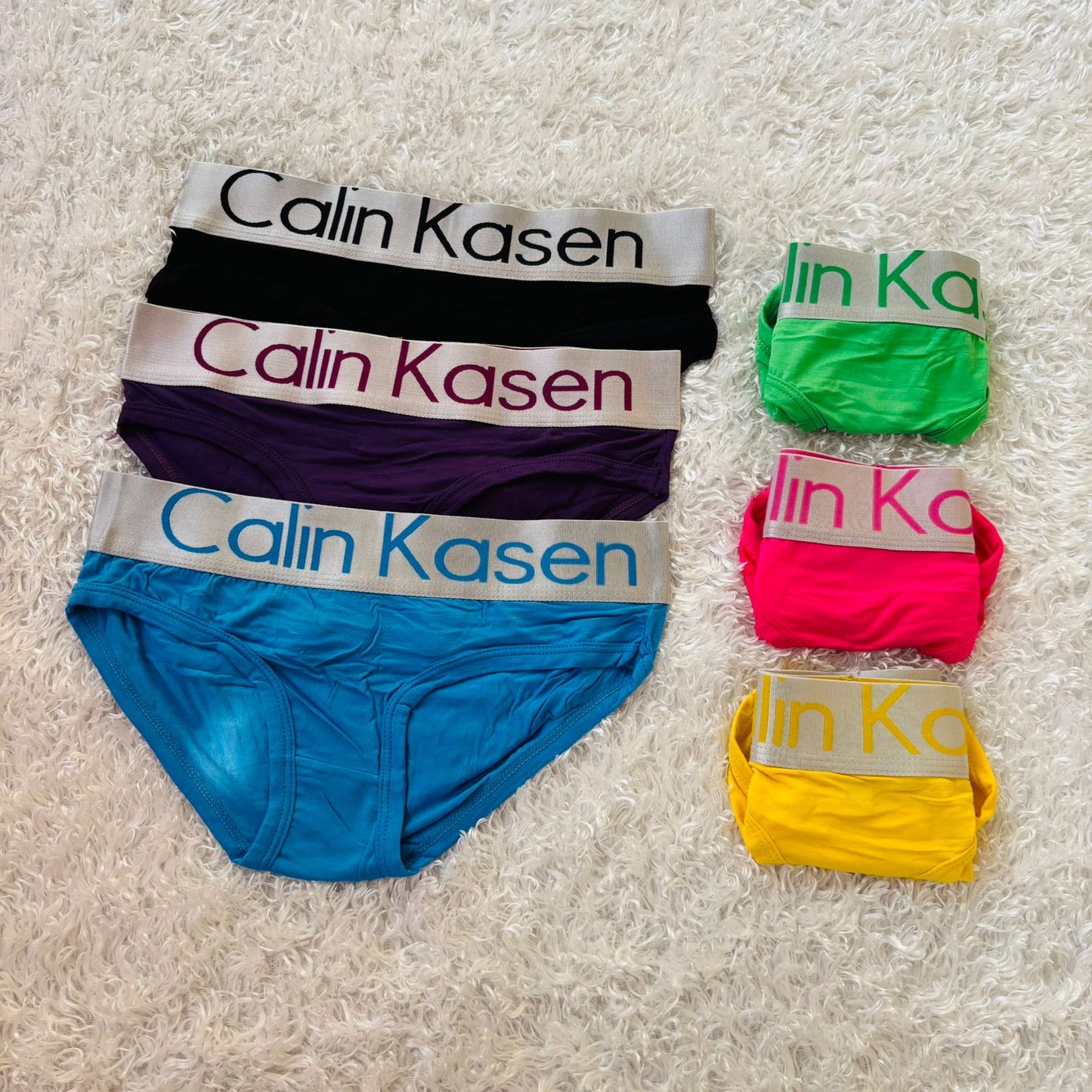 Shezaib Pack of 5 Calin Kasen Panty  – Stretchy, Vibrant & Sporty Everyday Comfort