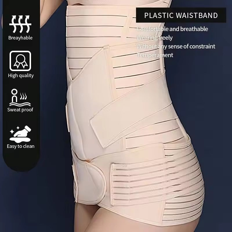 3 in 1 Postpartum Belt After Delivery Support Recovery | Body Shaper Belt for Women for After Birth Postnatal C-section | Waist Pelvis Shapewear Wrap Postpartum Girdle 3830-16