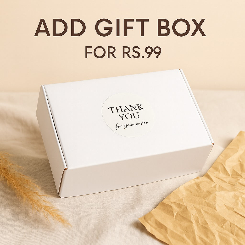 Shezaib Plain White Gift Box