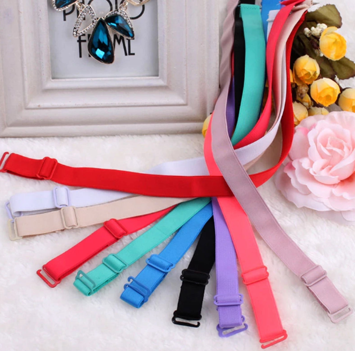3 Pairs Cotton Adjustable Bra Straps
