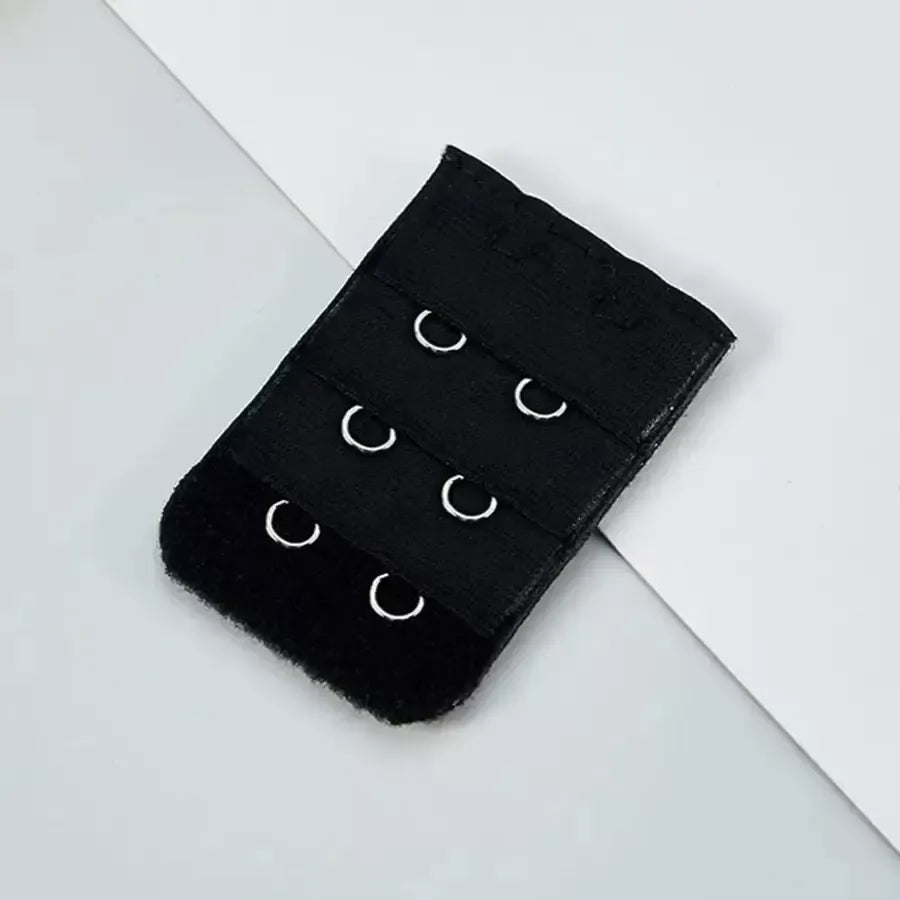 Pack Of 3 Elastic & Non Elastic Bra Extender – 3 Rows 2 Hooks  Increases Band Size Comfortably
