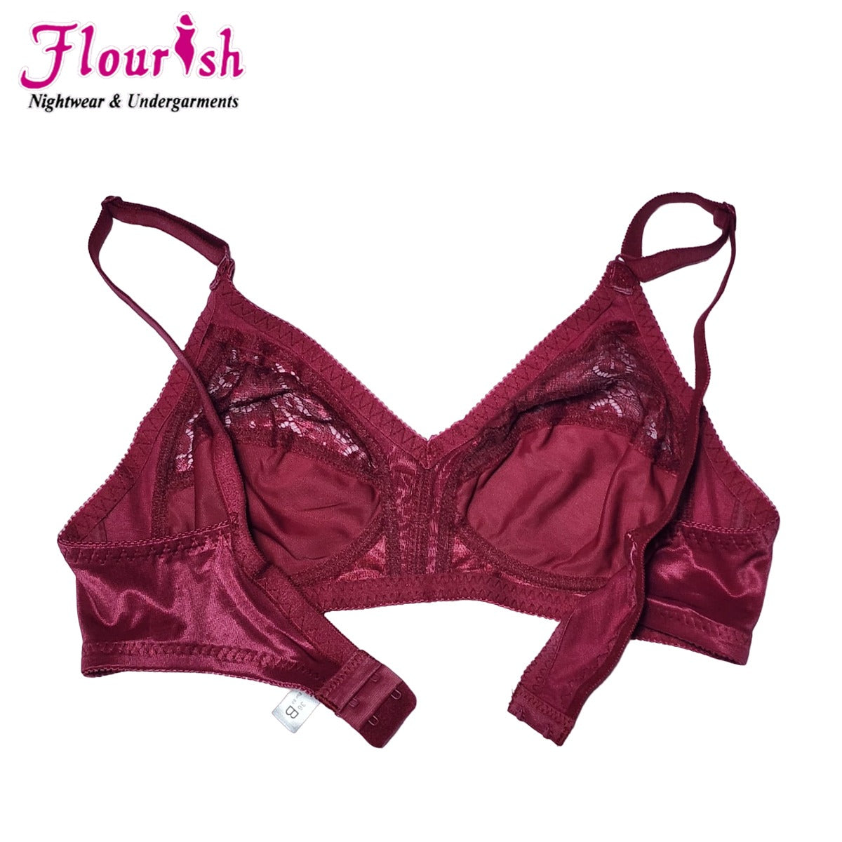 Flourish Nancy Bra Non Padded Non-wired Half Net attractive style Casual bra For Girls Women