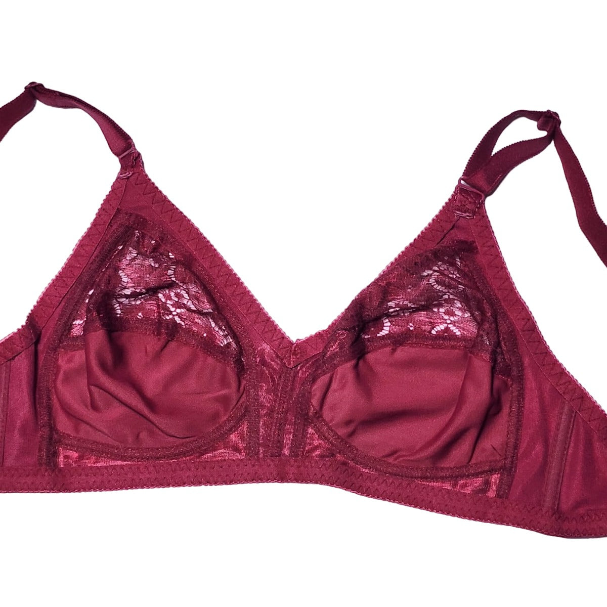 Flourish Nancy Bra Non Padded Non-wired Half Net attractive style Casual bra For Girls Women