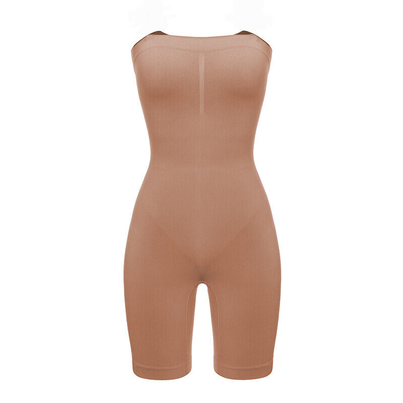 New High Quality Tummy Control Butt Lifter Seamless Body Shaper  Soft Bodysuit Removable Strap Shapewear Bodysuits for Women 3029